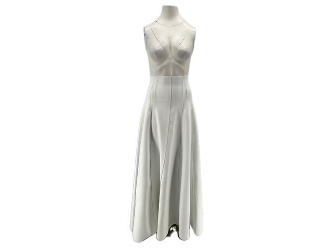 Norma Kamali weißer Rock aus Polyester