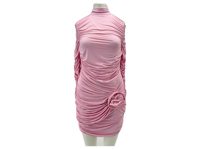Rosa Kleid aus Polyester Magda Butrym x H&M Pink