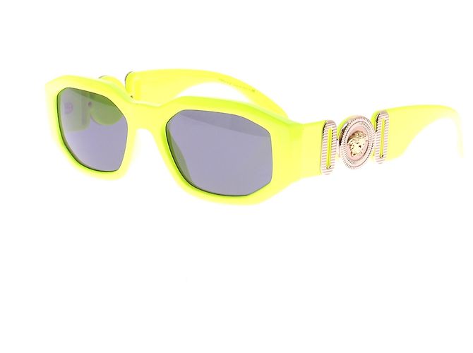 Versace Gafas de sol amarillo fluorescente
