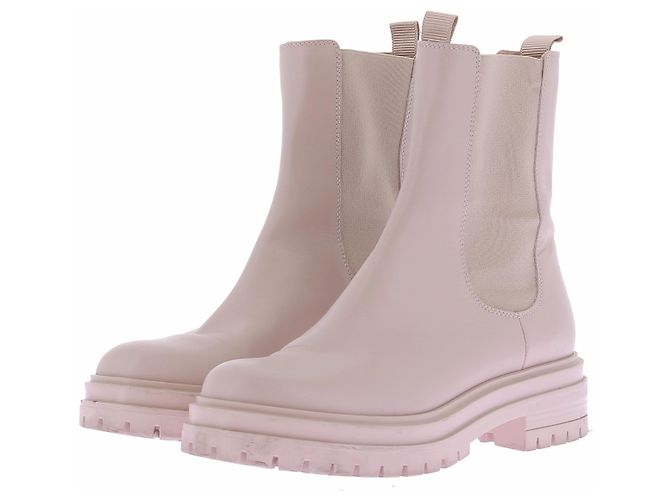Botas Gianvito Rossi de cuero beige con tacón de aguja