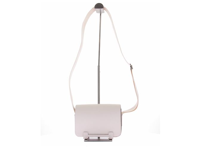 Sac Hermès Greta en cuir blanc