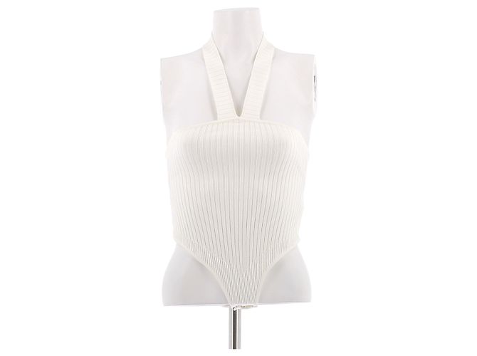 Autre Marque Body branco de viscose ANDRÉADAMO