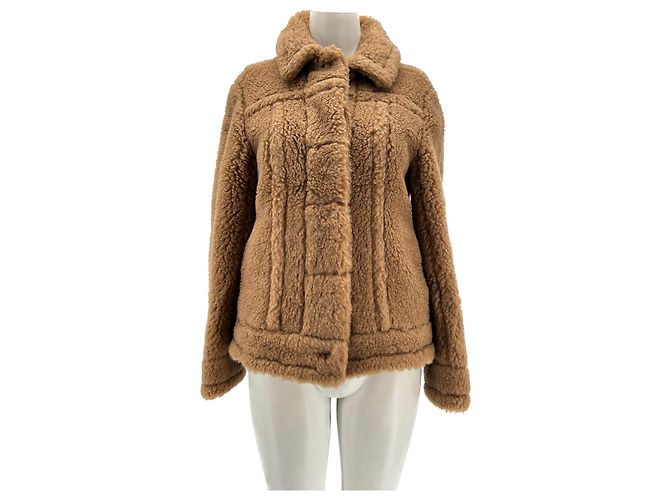 Max Mara Giacca di pelliccia marrone