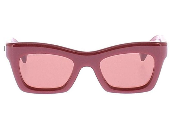 Gucci Occhiali da sole rossi "Script" Rosso 