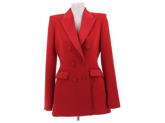 Autre Marque NADINE MERABI Red Blazer Dress