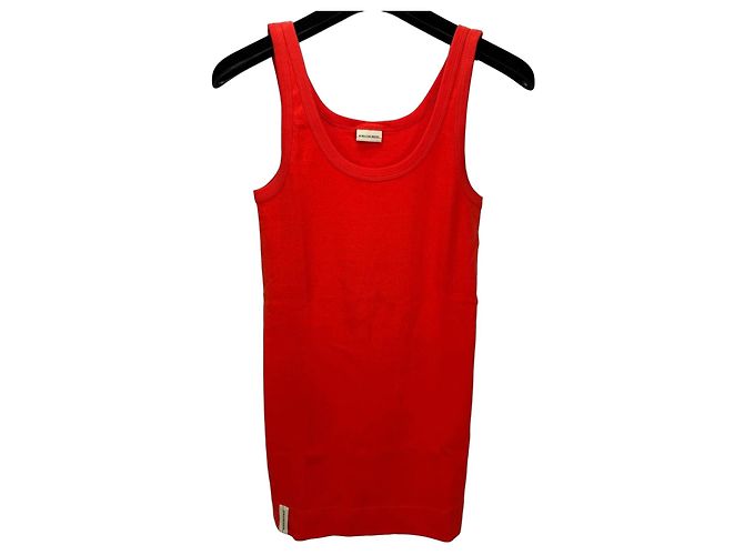 By Malene Birger Top de tirantes de algodón rojo Roja