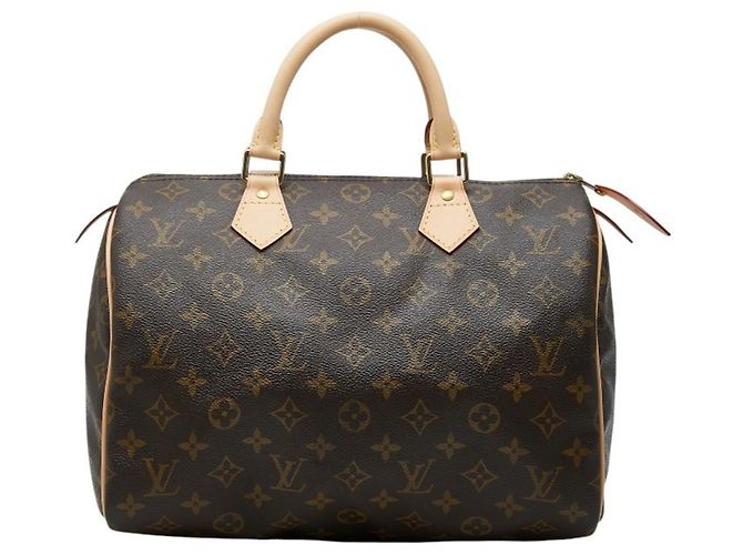 Bolsa Louis Vuitton Monogram Speedy 30 Marrom Monograma