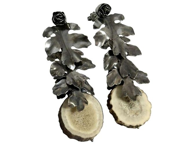 Pendientes Silver Drop Bottega Veneta