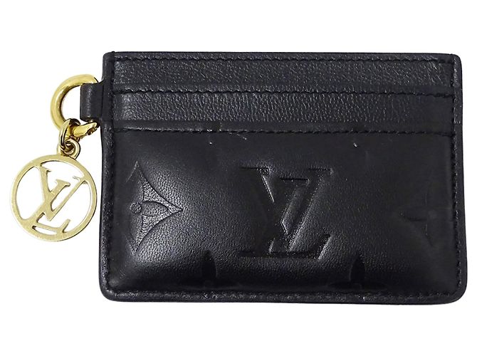 Louis Vuitton Monogram Kartenetui Schwarz