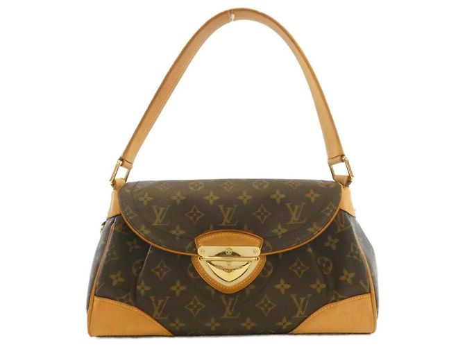 Louis Vuitton Monogram Beverly MM Schultertasche Braun