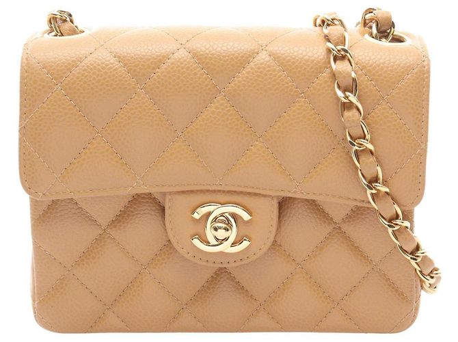 Borsa a Spalla Chanel Mini Matelassé Beige