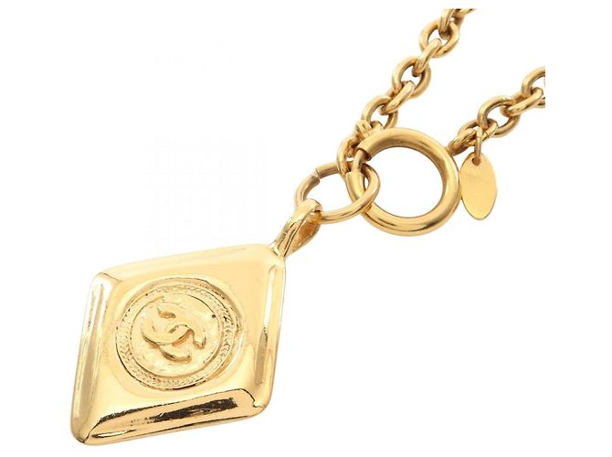 Collana Chanel Coco Mark placcata oro D'oro
