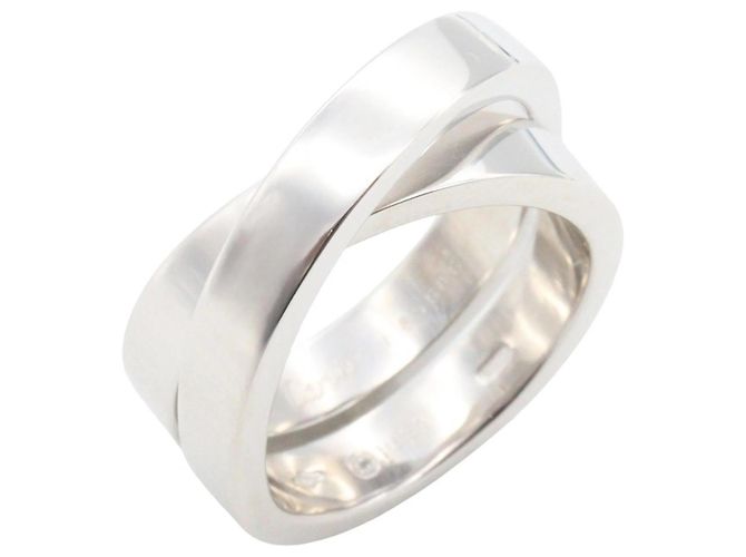 Anello a fascia Cartier Paris in oro bianco 18K Argento