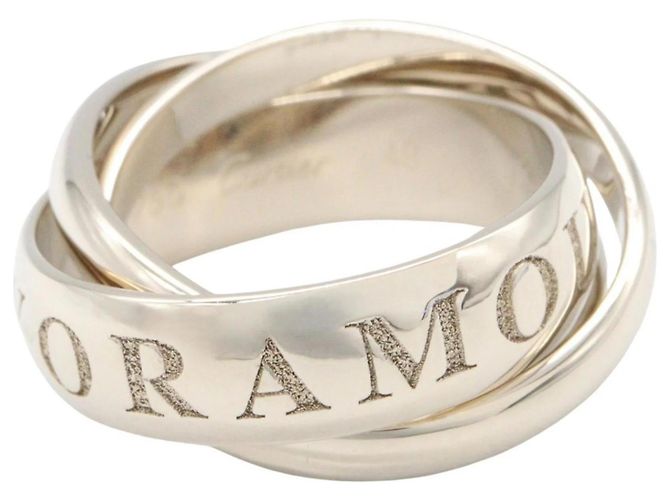 Cartier Trinity Ring aus Weißgold Silber