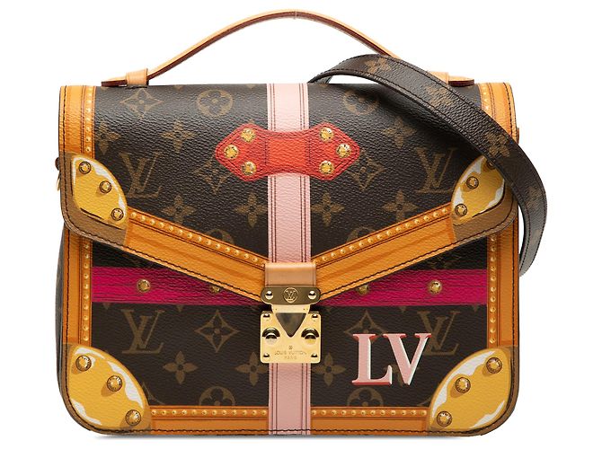 Louis Vuitton Pochette Metis Summer Trunks Monogram Marrone