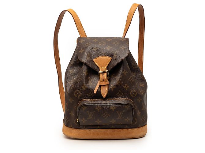 Louis Vuitton Marrón Monogram Montsouris PM Castaño