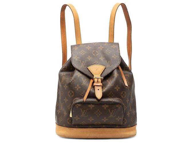 Louis Vuitton Marrón Monogram Montsouris PM Castaño