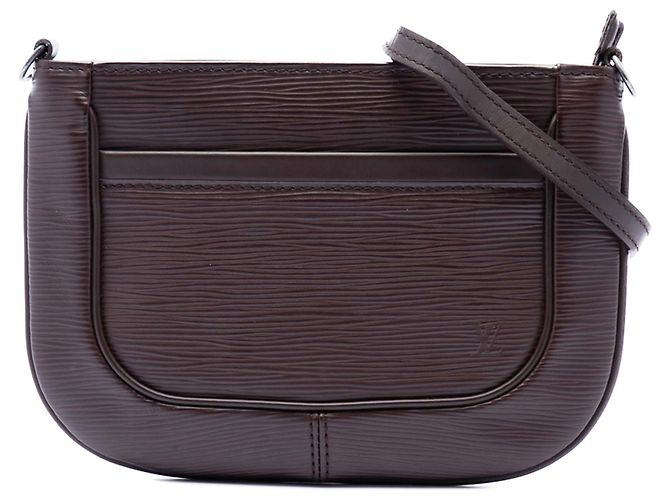 Louis Vuitton Marron Epi Sarvanga Marron foncé