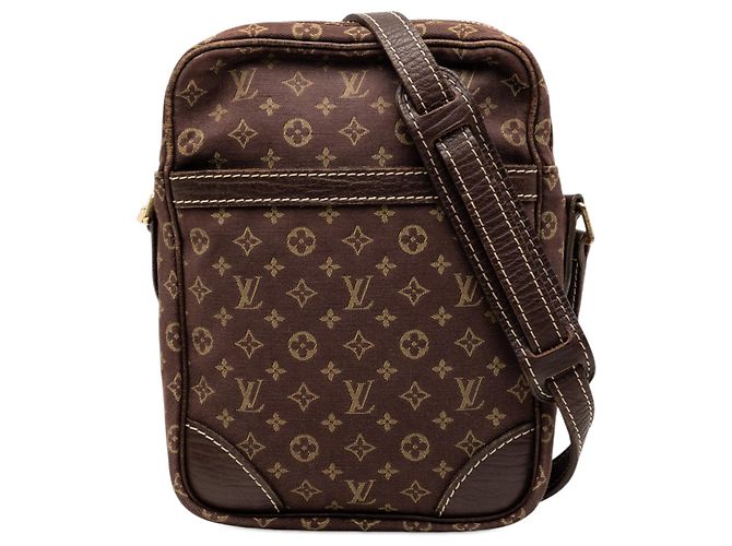Louis Vuitton Marrom Monogram Mini Lin Danube