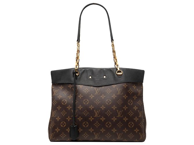 Louis Vuitton Brown Monogram Pallas Shopper Marrom
