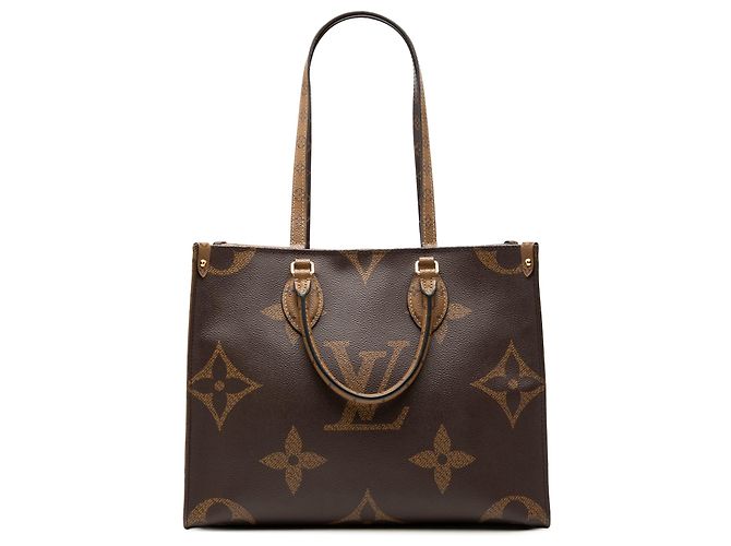 Louis Vuitton Marrom Monogram Reverse Giant OnTheGo MM