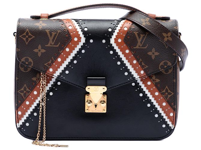 Louis Vuitton Pochette Metis Brogue Monogram Marrone