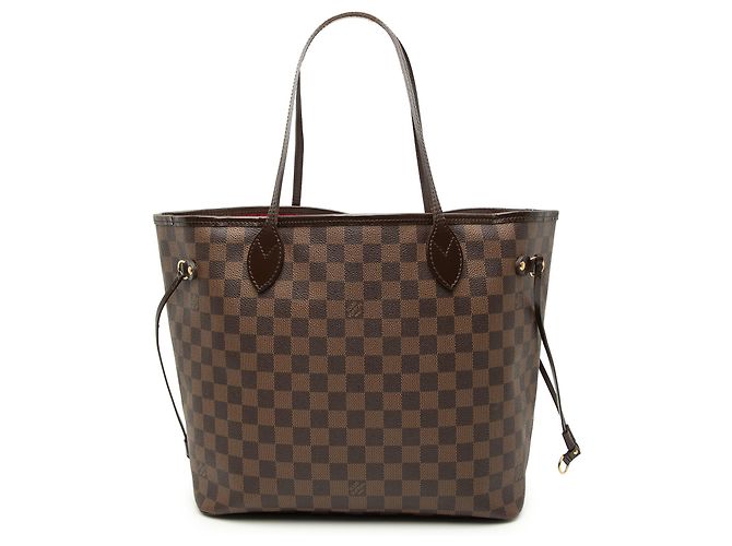 Louis Vuitton Marrone Damier Ebene Neverfull MM