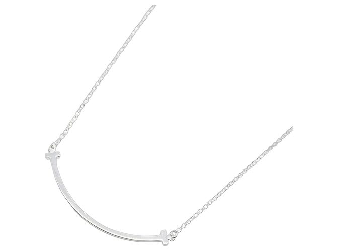 Collana T Smile Small di Tiffany & Co. Argento
