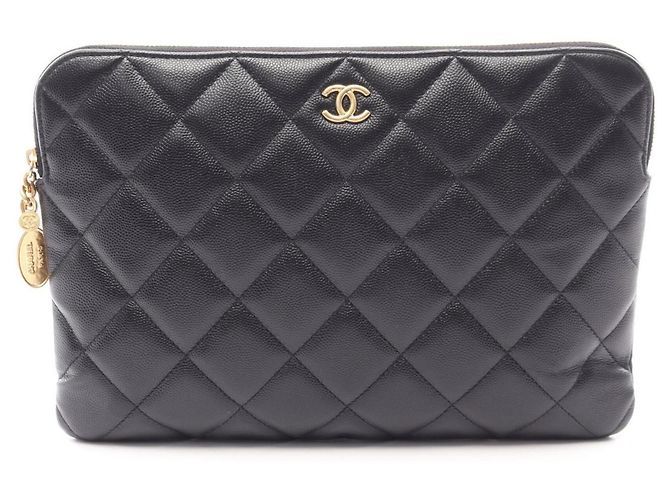 Timeless Clutch Chanel Matelassé Nera Nero