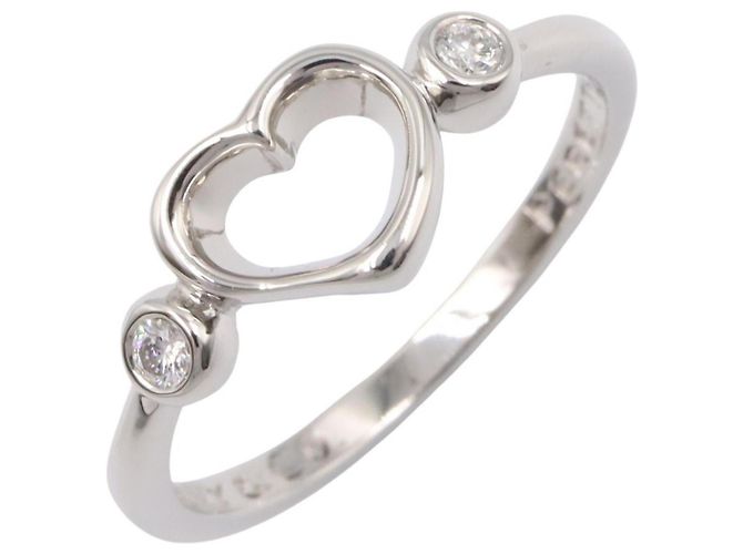 Tiffany & Co. Open Heart Diamantring Silber
