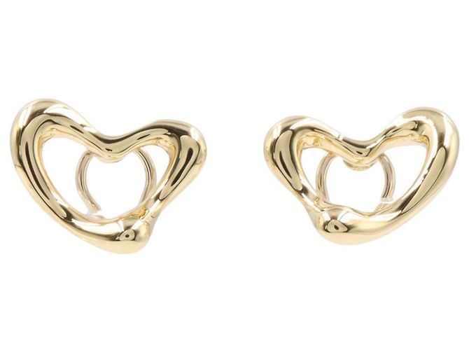 Orecchini Tiffany & Co. Open Heart in quarzo rutilato D'oro