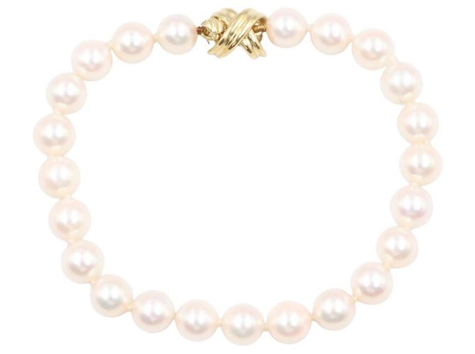 Pulsera de charms Tiffany & Co. Blanco Dorado