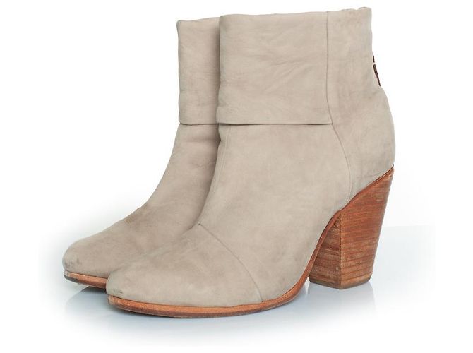 Rag & Bone, NY Newbury botines con cremallera trasera Gris