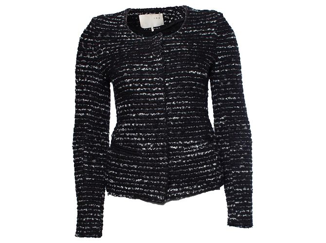 Giacca in bouclé bianco e nero IRO Multicolore