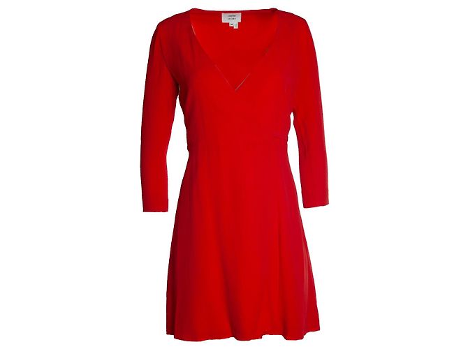 SéZane Sezane x LA dance project, Vestido cruzado rojo Roja