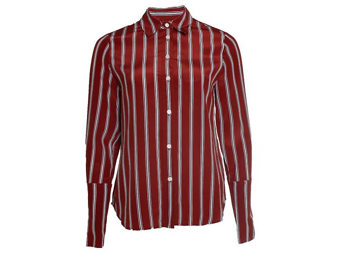 Frame Denim FRAME, camicia a righe rossa Rosso