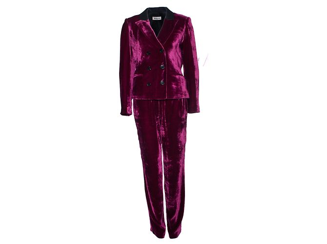 Masscob, completo in velluto rosa.