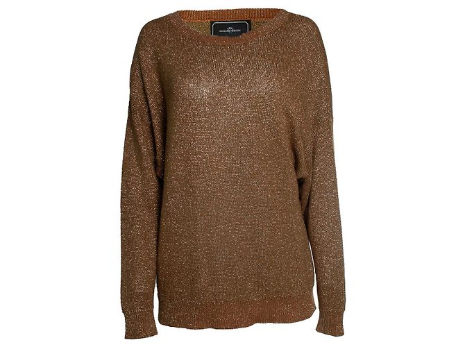 By Malene Birger Par Malene Birger, pull en maille doré Métallisé