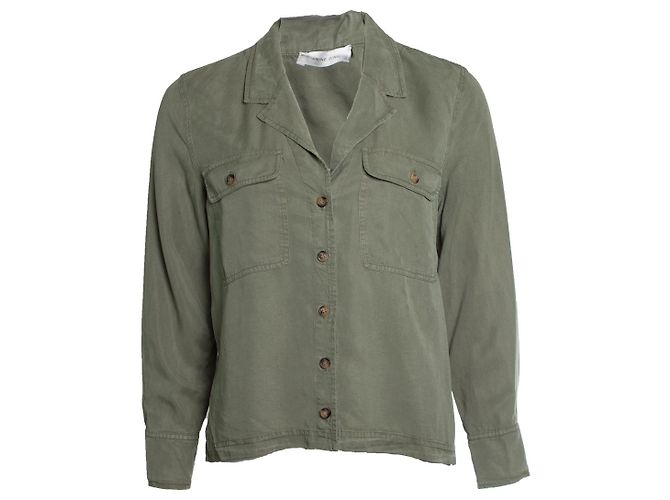 Anine Bing, Camicia verde con tasche
