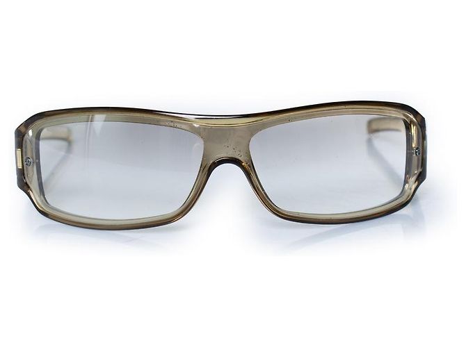 Gucci, occhiali da sole vintage shield Oliver green Verde