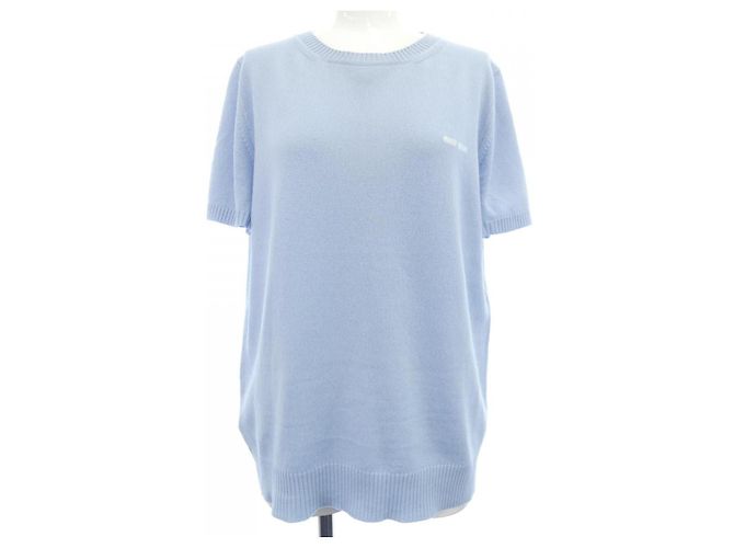 MIU MIU Kaschmir Strickwaren Blau