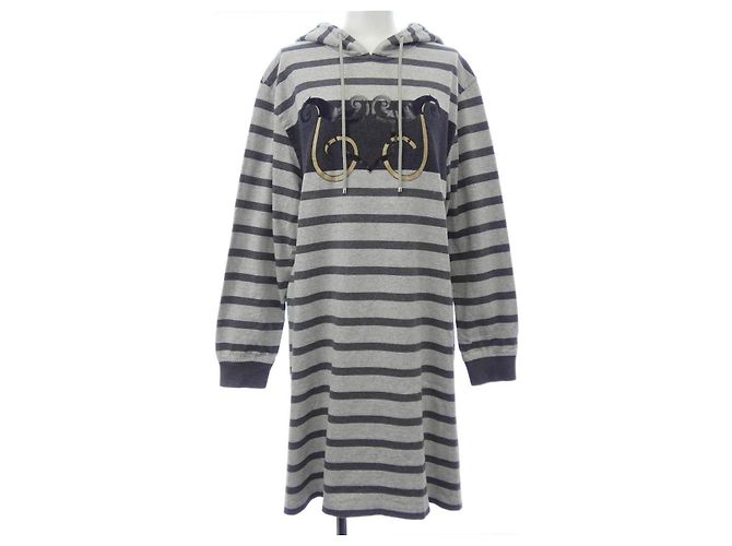 Vestido Hermès LINSTRVCTION DV ROY Marrom