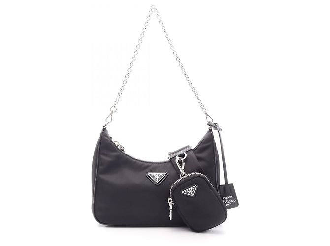 Borsa a tracolla 2-Way Prada Re-Edition 2005 Nero