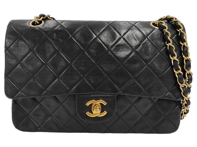 Chanel Timeless - Borsa Classic Double Flap in pelle medium Nero
