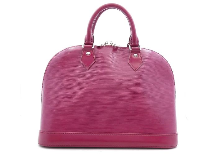 Borsa Louis Vuitton Alma in pelle Epi PM Bordò