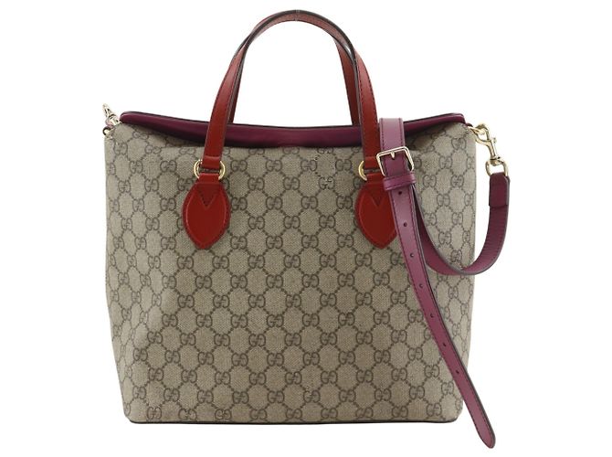 Gucci 2-Way Schultertasche Braun