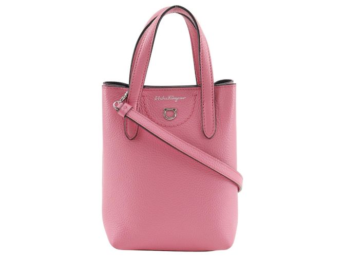 Borsa Salvatore Ferragamo Gancini Rosa