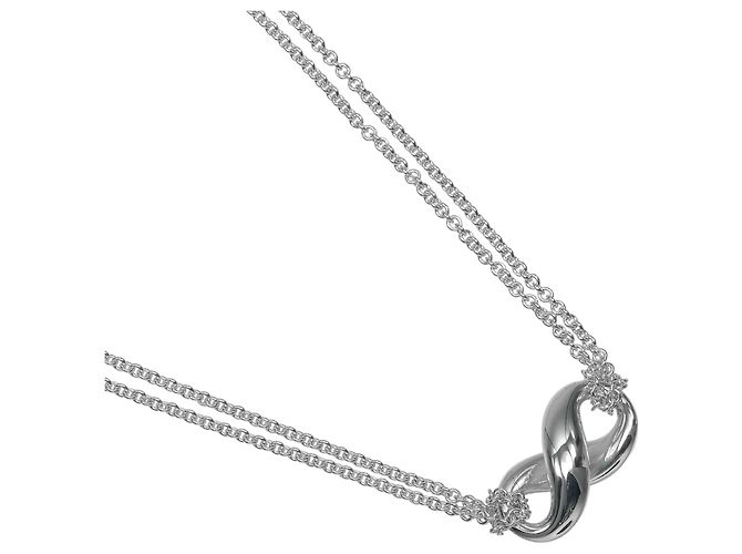 Colar de corrente dupla Infinity da Tiffany & Co.