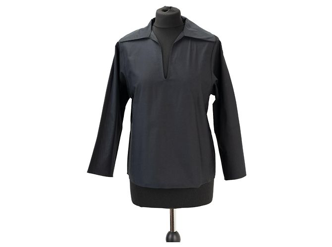 Tory Burch Túnica de algodón negro