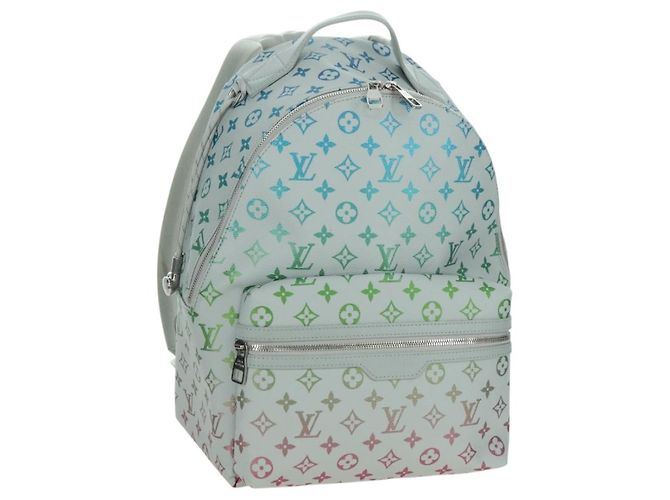 LOUIS VUITTON Monogram Iridescent Discovery Backpack Gray M14184 Auth 179853SAM Brown